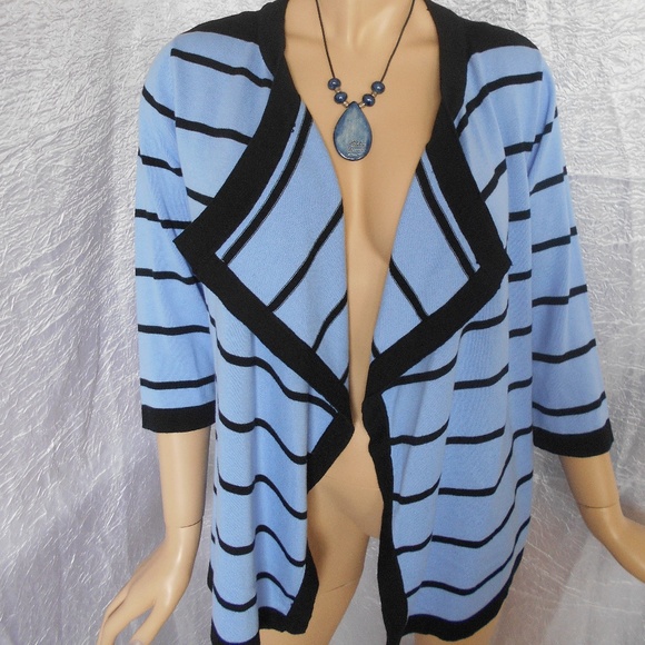 Nwt $48 DESIGNERS ORIGINALS M Open Front Cardigan - Picture 3 of 5